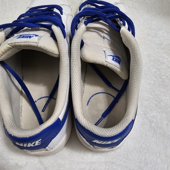 Nike Court Royale 2 Low Men’s Athletic Casual Shoes size 9 white/blue - Picture 7 of 9